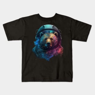 galaxy bear Kids T-Shirt